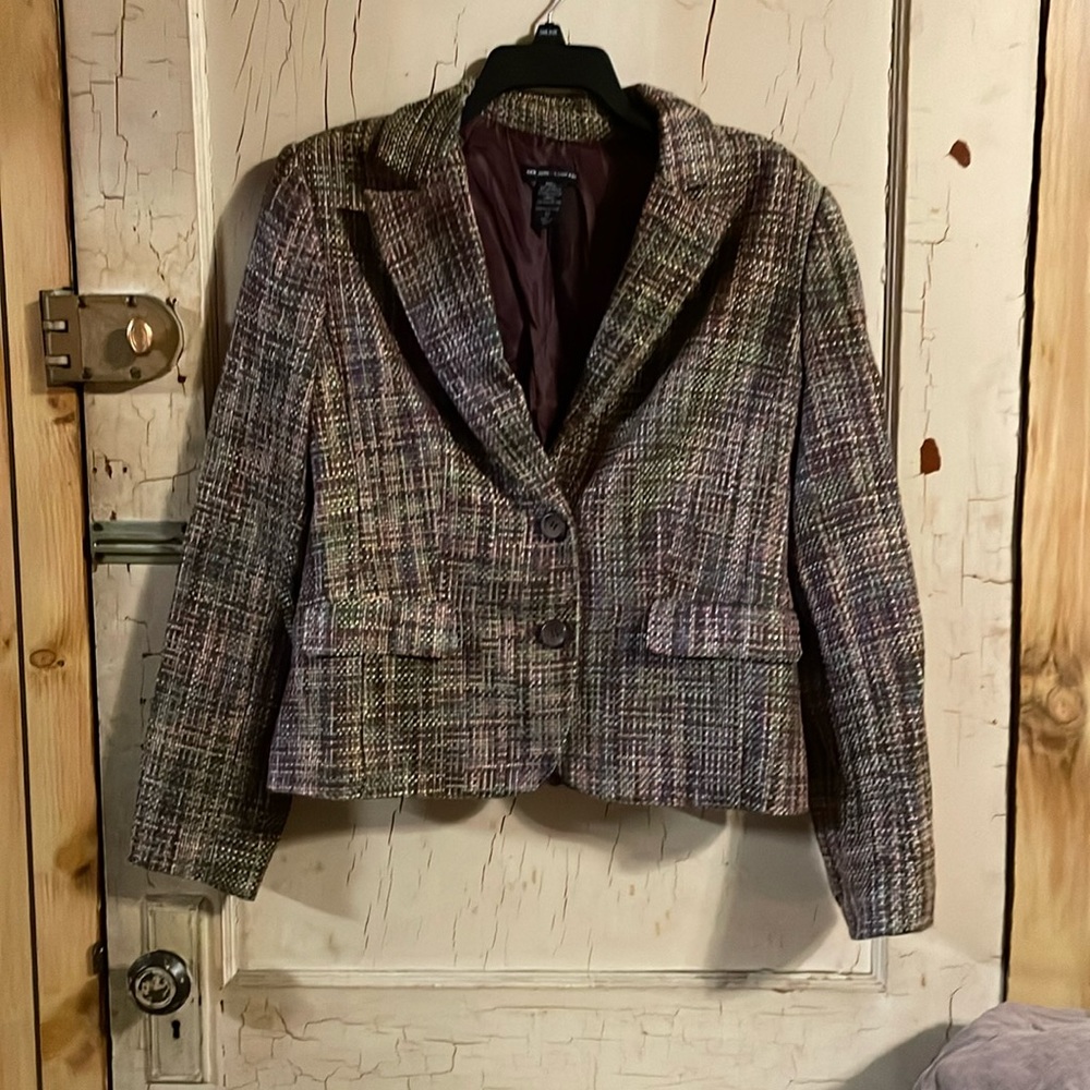 New York & Company NY&Co tweed blazer 12 vintage